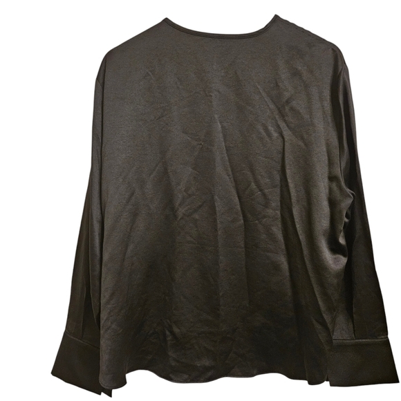 The Frankie Shop Black Kemp Silky Blouse Size M/L NWT - Picture 8 of 12